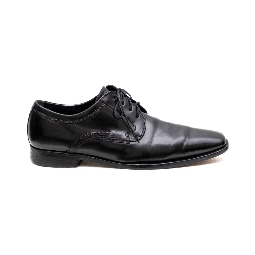 Dolce & Gabbana Men's Black Leather Oxford Dress Shoes – Size EU 42 / US‎ 9